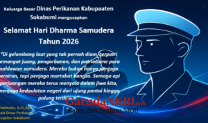 Keluarga Besar Dinas Perikanan Kabupaten Sukabumi Mengucapkan Selamat Hari Dharma Samudera Tahun 2026