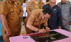 Uus Firdaus Damping Bupati Sukabumi: Peresmian Infrastruktur Ciemas Dirangkaikan dengan Pelayanan Masyarakat