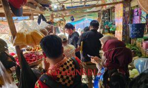 Satgas Pangan Polres Sukabumi Awasi Harga Bapokting di Pasar Palabuhanratu