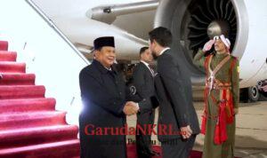 Putra Mahkota Yordania Sambut Prabowo dengan Upacara Kehormatan