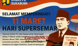 Keluarga Besar Dinas PU Sukabumi Ucapkan Selamat Hari Supersemar 11 Maret 2026