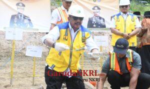 Bupati Sukabumi Letakkan Batu Pertama Hunian Pascabencana di Kampung Mubarakah