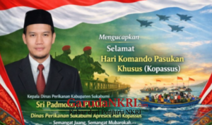 Sri Padmoko Semangat Kopassus Jadi Teladan ASN Perikanan Sukabumi