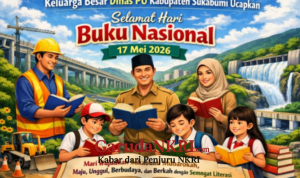 Keluarga Besar Dinas PU Kabupaten Sukabumi Ucapkan Selamat Hari Buku Nasional