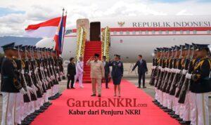 Prabowo Tiba di Filipina untuk Hadiri KTT ASEAN, Disambut Tarian dan Pasukan Jajar Kehormatan