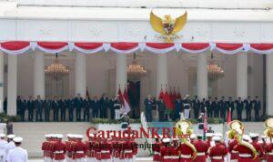 Diiringi Tari Enggang, Prabowo Sambut Hangat Presiden Belarus di Istana Merdeka