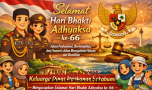 Dinas Perikanan Sukabumi Ucapkan Selamat Hari Bhakti Adhyaksa ke-66