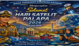 Dinas Perikanan Sukabumi Ucapkan Selamat Hari Satelit Palapa 2026