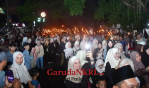 Ketua DPRD Sukabumi Hadiri Pawai Obor Sambut Tahun Baru Islam 1448 Hijriah