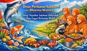 Peringati Hari Dharma Wanita Nasional, Dinas Perikanan Sukabumi Dorong Perempuan Maju Unggul Berbudaya