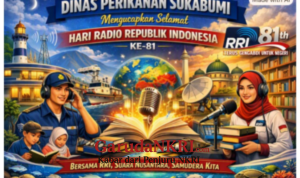 Dinas Perikanan Sukabumi Ucapkan Selamat Hari Radio Republik Indonesia ke-81