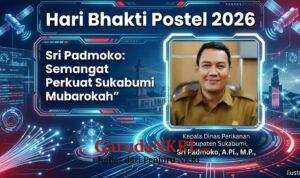 Hari Bhakti Postel 2026, Sri Padmoko Semangat Perkuat Sukabumi Mubarokah