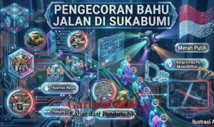 Dinas PU Sukabumi, Bahu Jalan Parungkuda-Bojongpari Dicor, Warga: Jam Padat Jadi Lancar