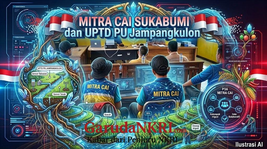 Sinergi UPTD PU Wilayah Jampangkulon dan Mitra Cai Jaga Fungsi Jaringan Irigasi