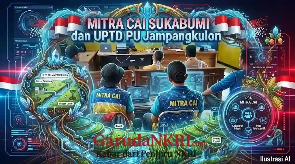 Sinergi UPTD PU Wilayah Jampangkulon dan Mitra Cai Jaga Fungsi Jaringan Irigasi