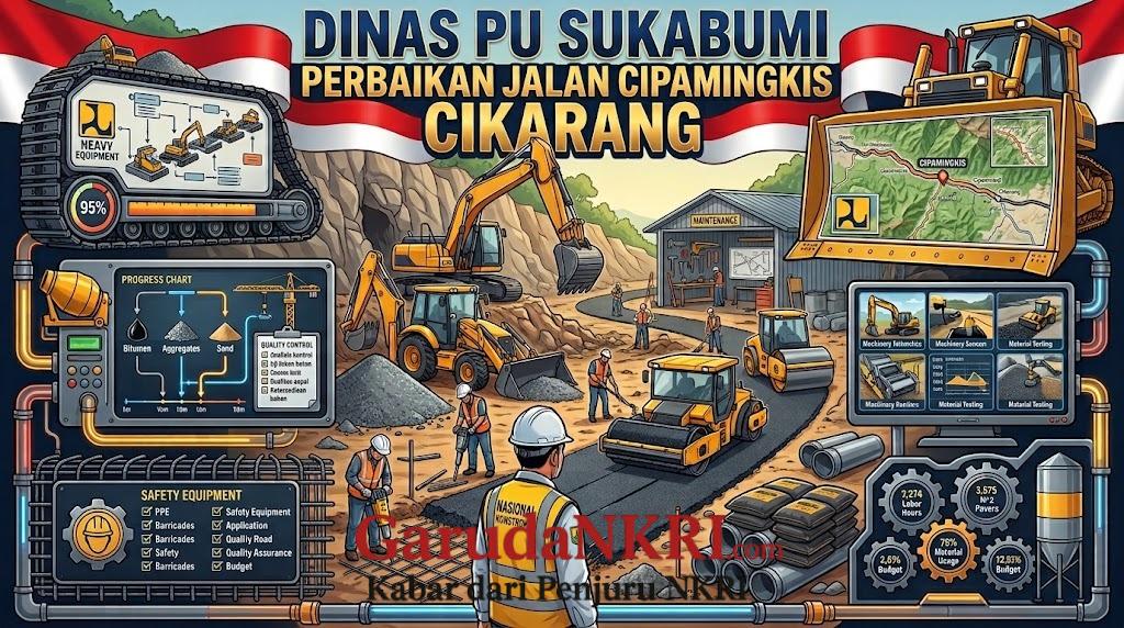 Akses Pertanian Cidolog Makin Lancar Jalan Cipamingkis Cikarang Direkonstruksi